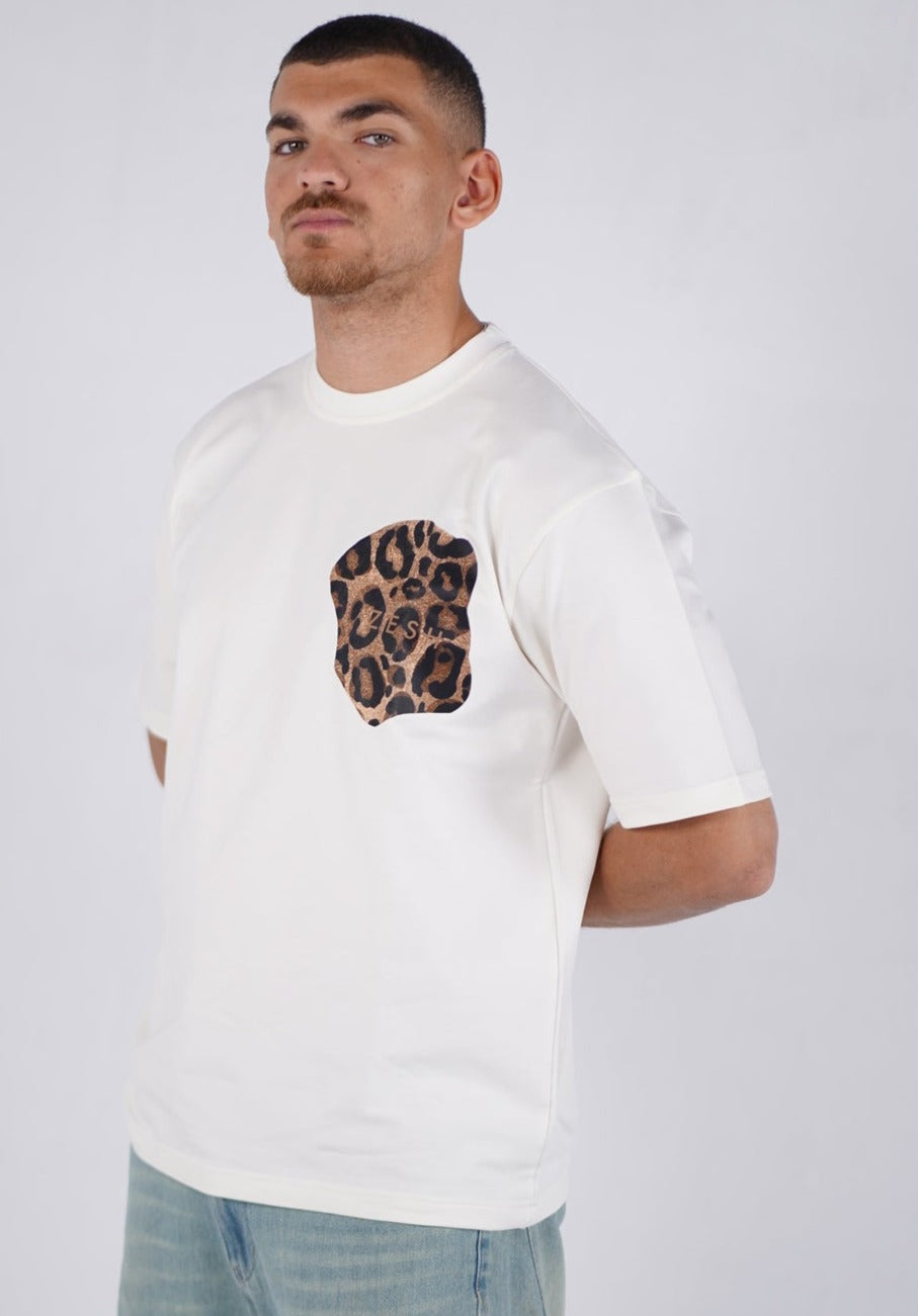 Leopard Off white Tee