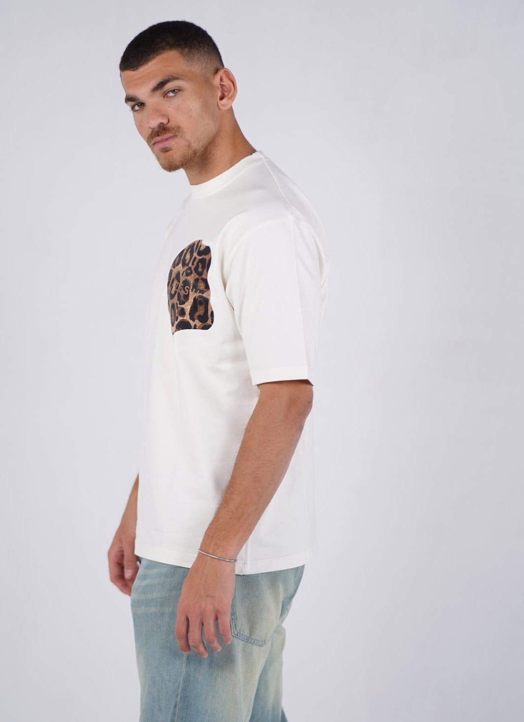 Leopard Off white Tee