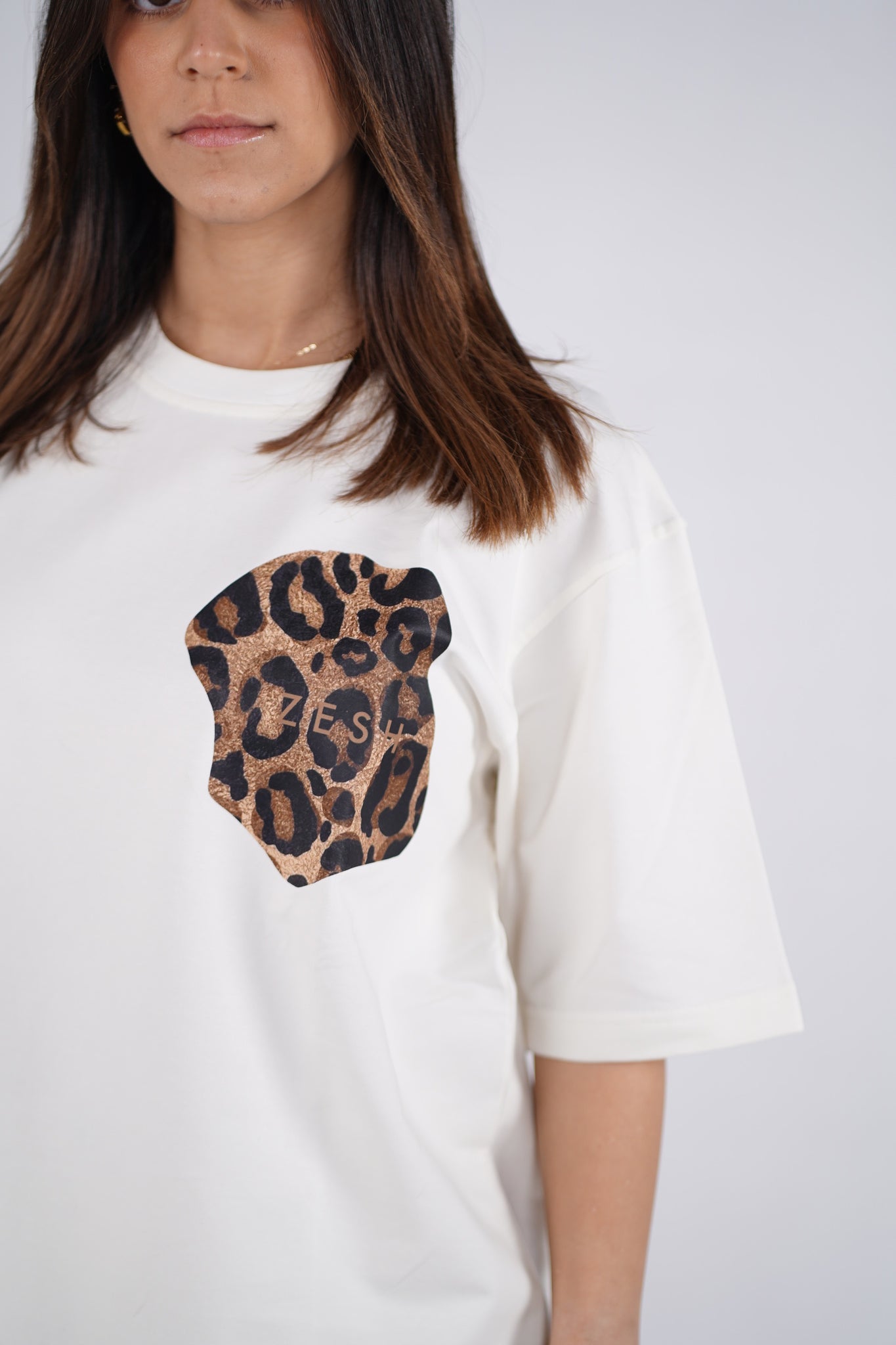 Leopard Off white Tee