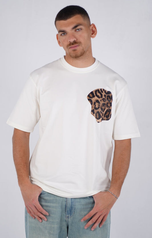 Leopard Off white Tee